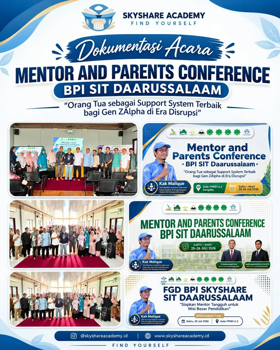 Dokumentasi Mentor and Parents Conference : BPI SIT Daarussalaam – Sangatta