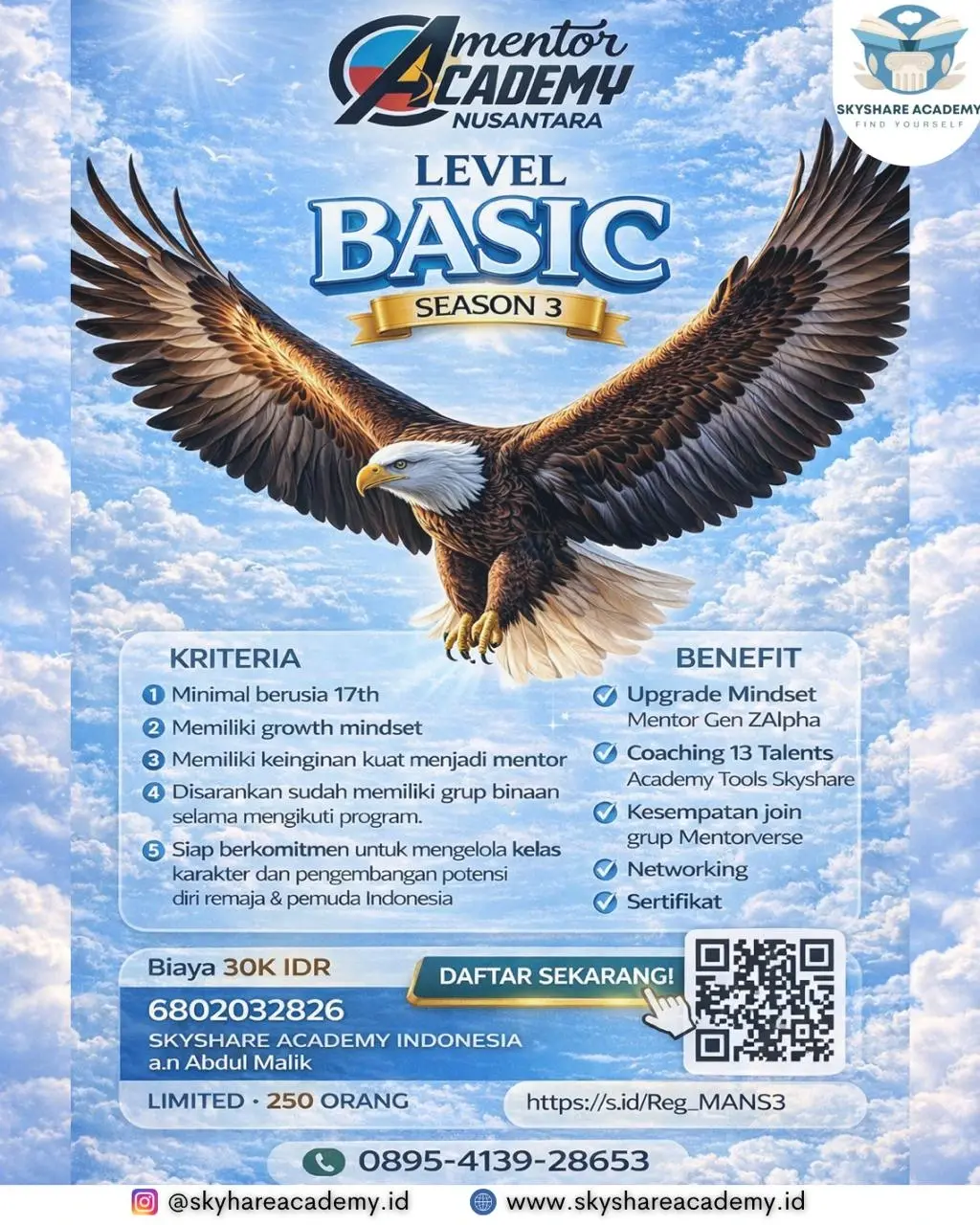 Mentor Academy Nusantara – Basic Season 3