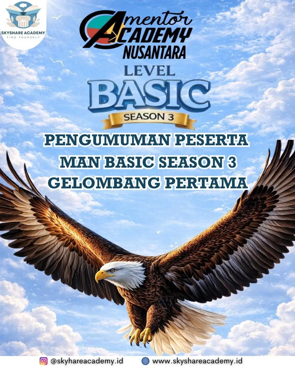 Pengumuman Hasil Seleksi Berkas Mentor Academy Nusantara – Level Basic Season 3 (Gelombang 1)