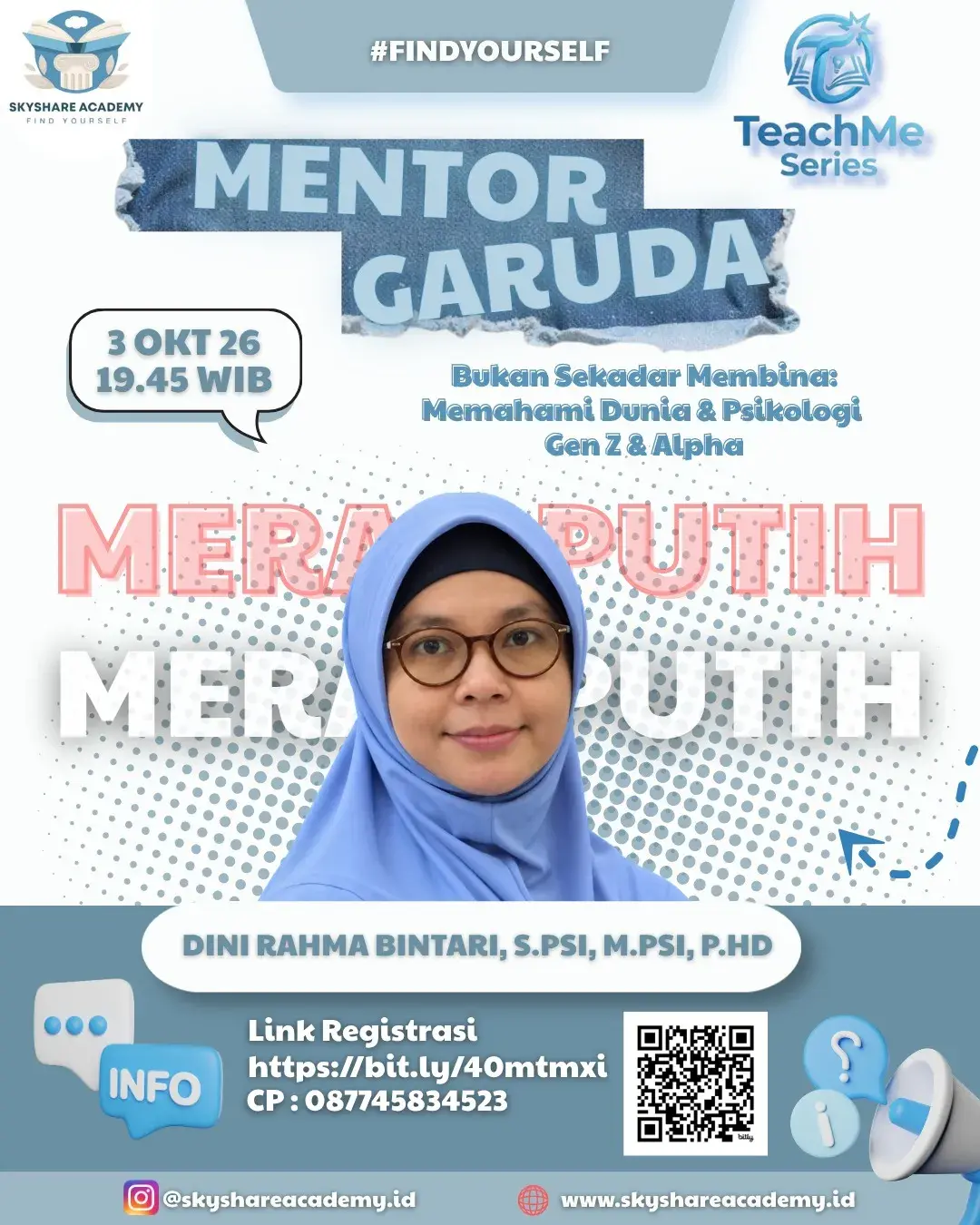 โจ MENTOR GARUDA : Bukan Sekadar Membimbing, Memahami Dunia & Psikologi Gen Z dan Alpha.